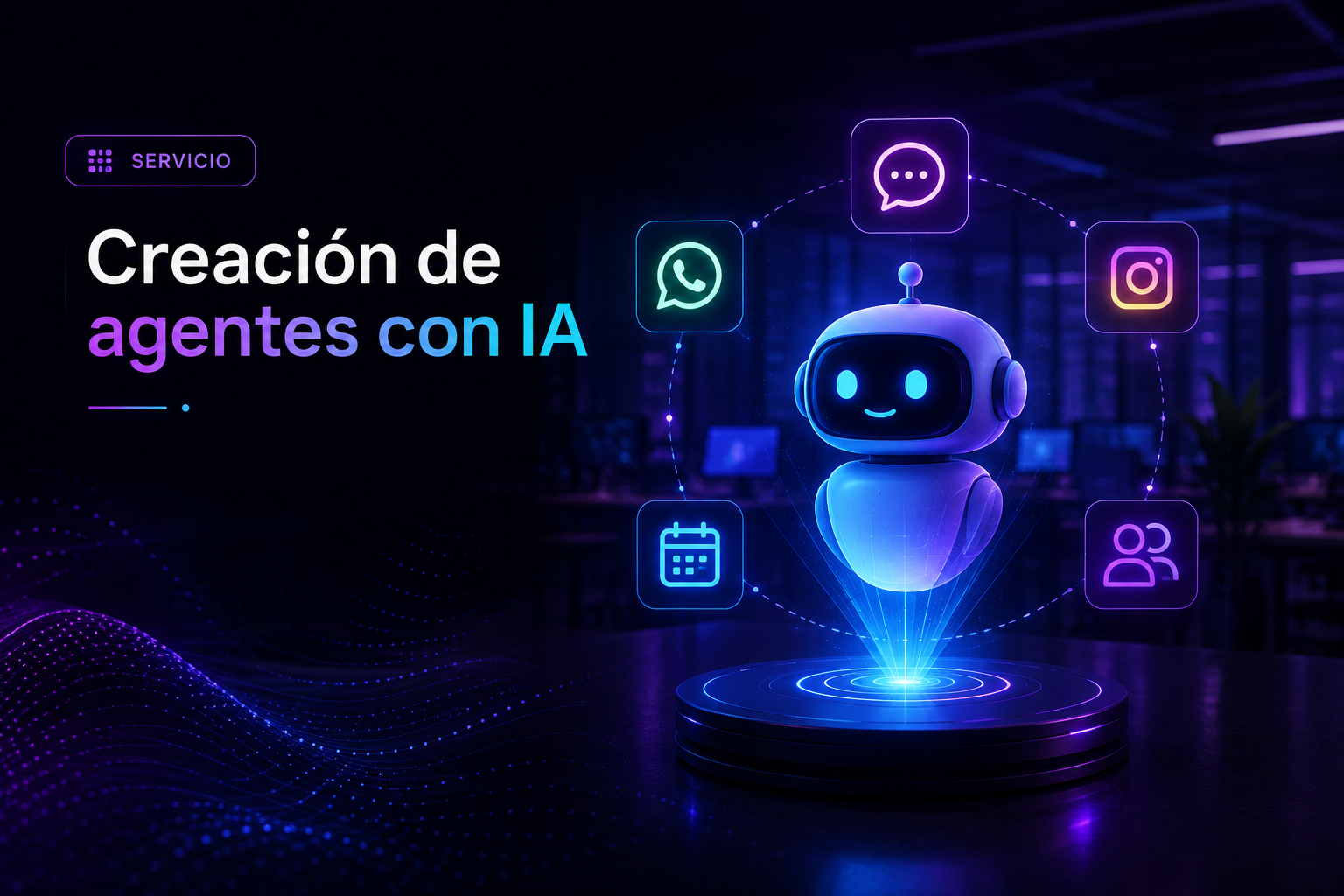 Creación de agentes con IA